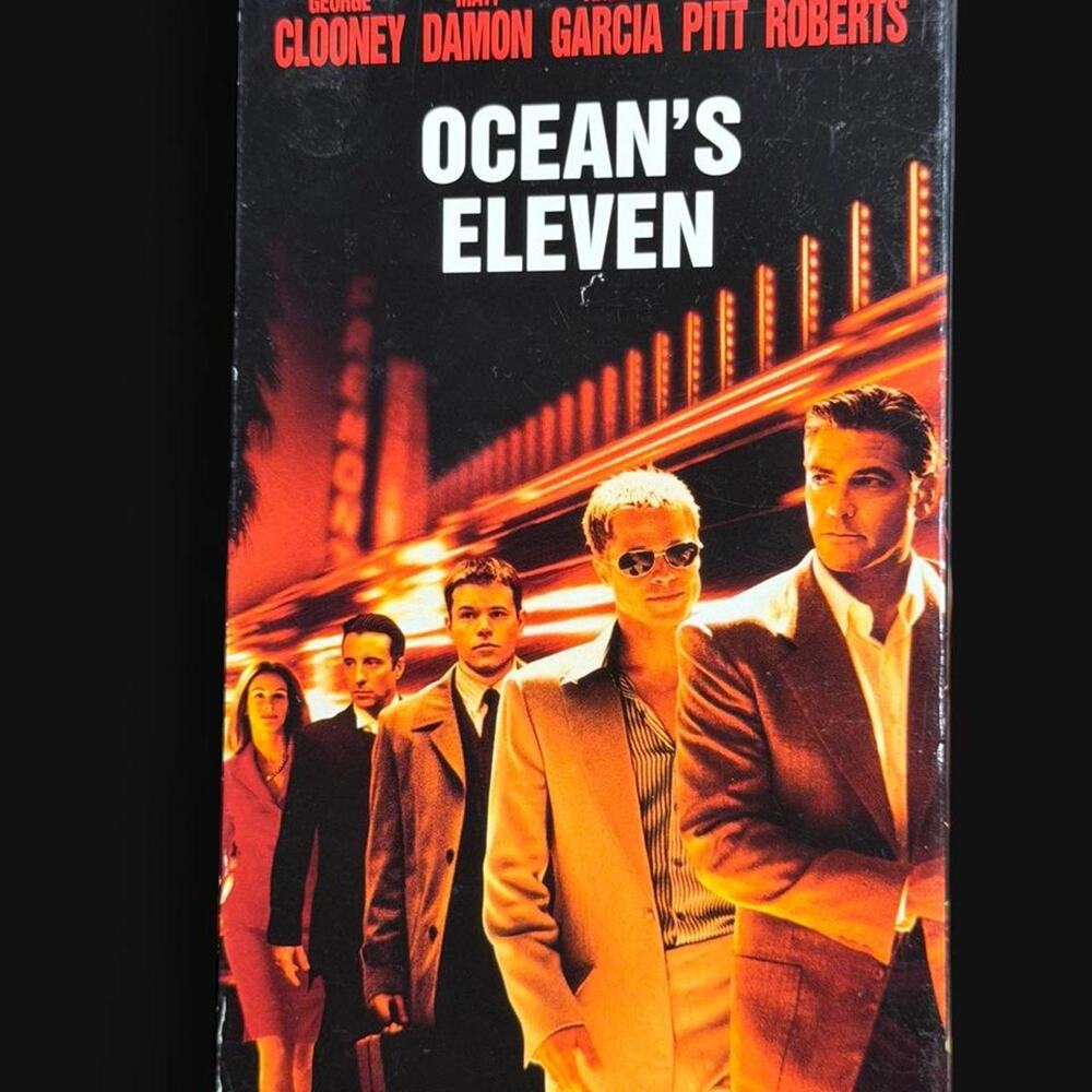 Oceans eleven vhs tape with